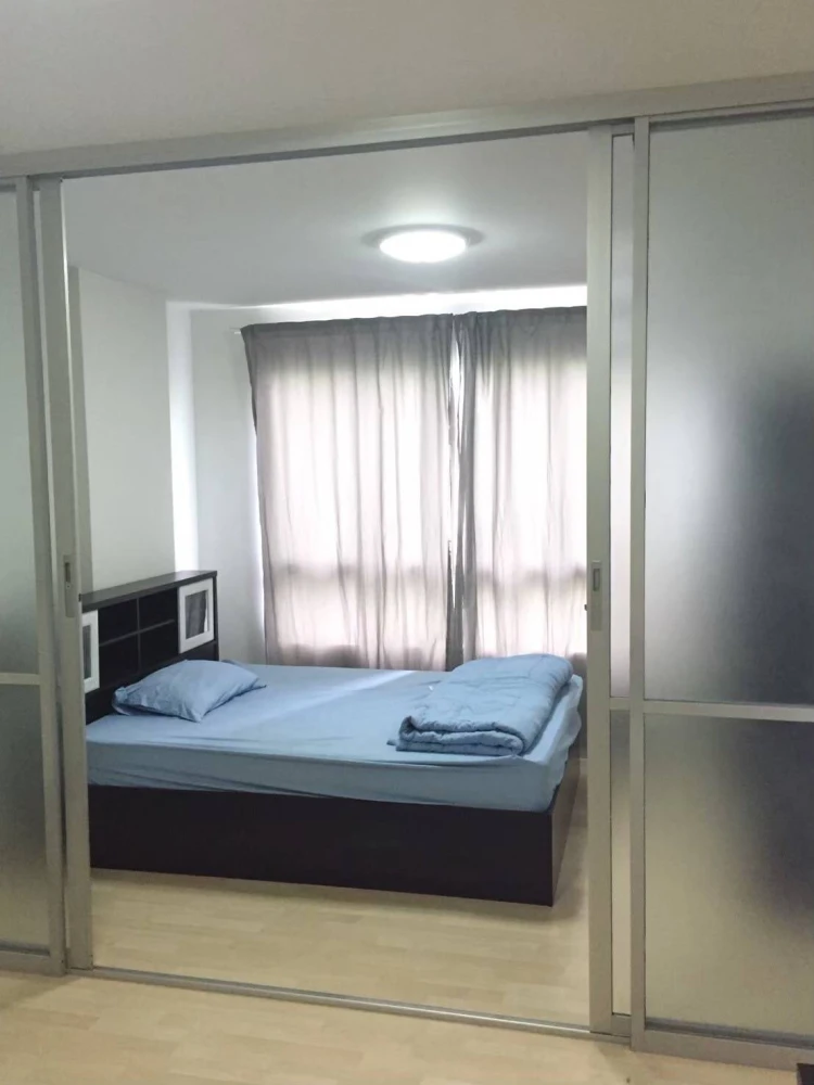 For rent!! D Condo Ramkhamhaeng 64, 3rd floor, Building A, with balcony, beautiful room, fully furnished, ready to move in, don't miss it!!