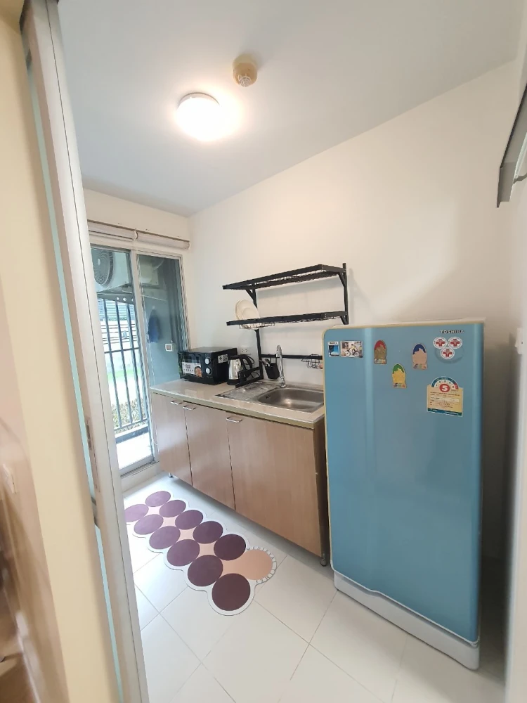 For rent: D Condo On Nut-Suvarnabhumi, ready to move in, fully equipped with facilities, book now!!