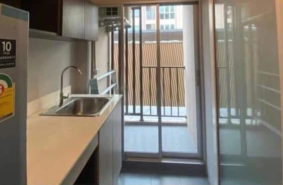 For rent: D Condo Campus Kamphaeng Saen, 3rd floor unit with beautiful, unblocked garden view. Fully furnished. Book now!