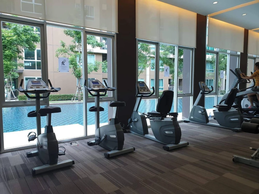 For rent!! D Condo Campus Rangsit Phase 1, 8th floor, Building D, swimming pool view, beautiful room, good location, hurry to book now!!
