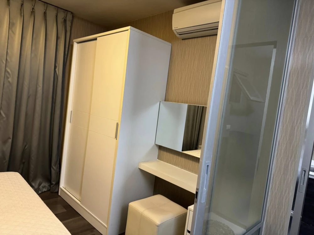 For rent: D Condo Campus Resort Bangsaen, a nice room, good location, 3rd floor, fully furnished, just bring your bags and move in!