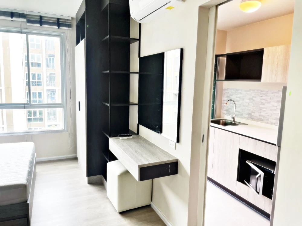 For rent!! D Condo Campus Dome Rangsit, Phase 3, 6th floor, Building B, beautiful room, fully furnished, ready to move in. Reserve now!!