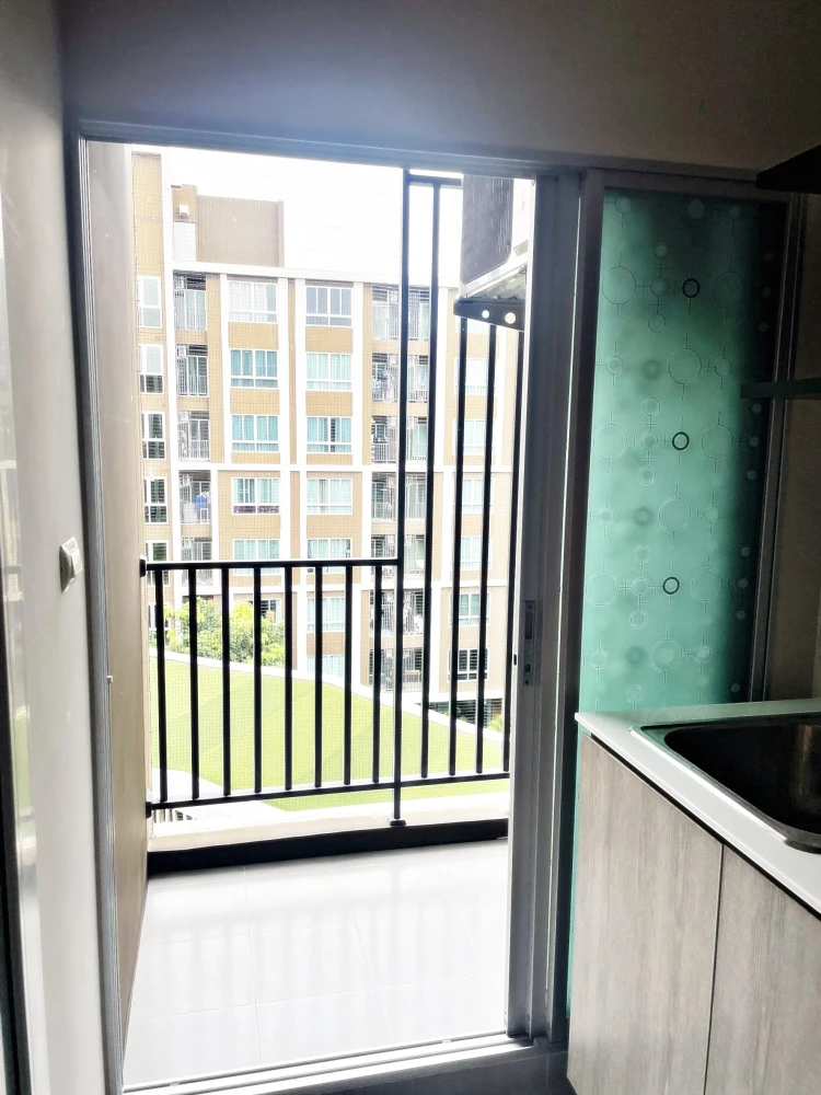 For rent!! D Condo Campus Dome Rangsit, Phase 3, 6th floor, Building B, beautiful room, fully furnished, ready to move in. Reserve now!!