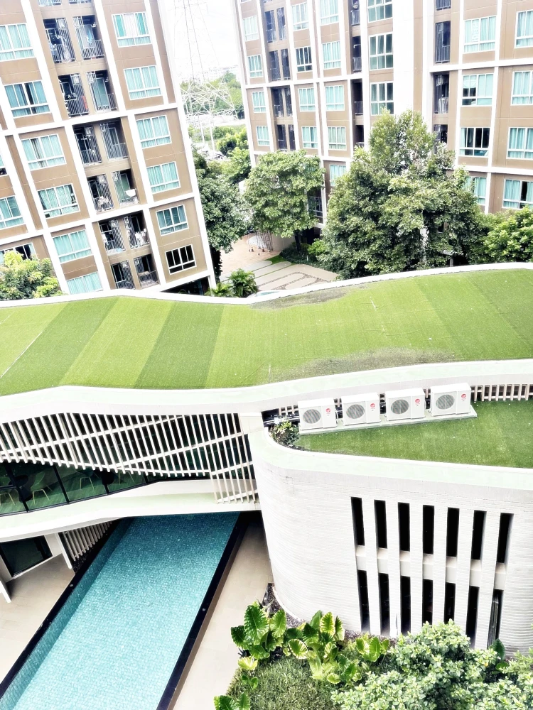 For rent!! D Condo Campus Dome Rangsit, Phase 3, 6th floor, Building B, beautiful room, fully furnished, ready to move in. Reserve now!!