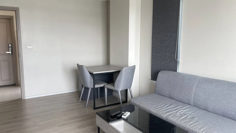 For rent!! D Condo Campus Dome Rangsit Phase 3, 8th floor, Building A, corner unit, fully furnished, ready to move in! Don't miss out!!