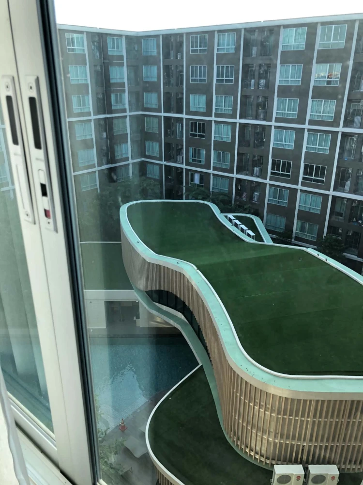 For rent D Condo Campus Dome Rangsit Phase 3 Pool View Fully furnished and electrical appliances Ready to go. Urgent.
