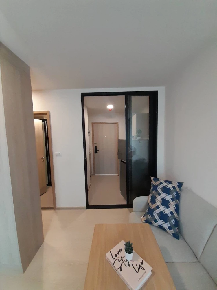 For rent: D Condo Hype Rangsit, 5th floor, studio room with complete electrical appliances. Good like this, reserve now.