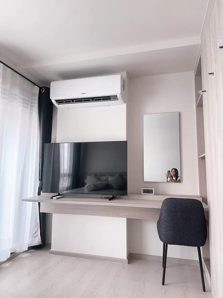 For rent: D Condo Hype Rangsit, 5th floor, fully furnished room, nice to live in, book now, don't miss out, hurry!