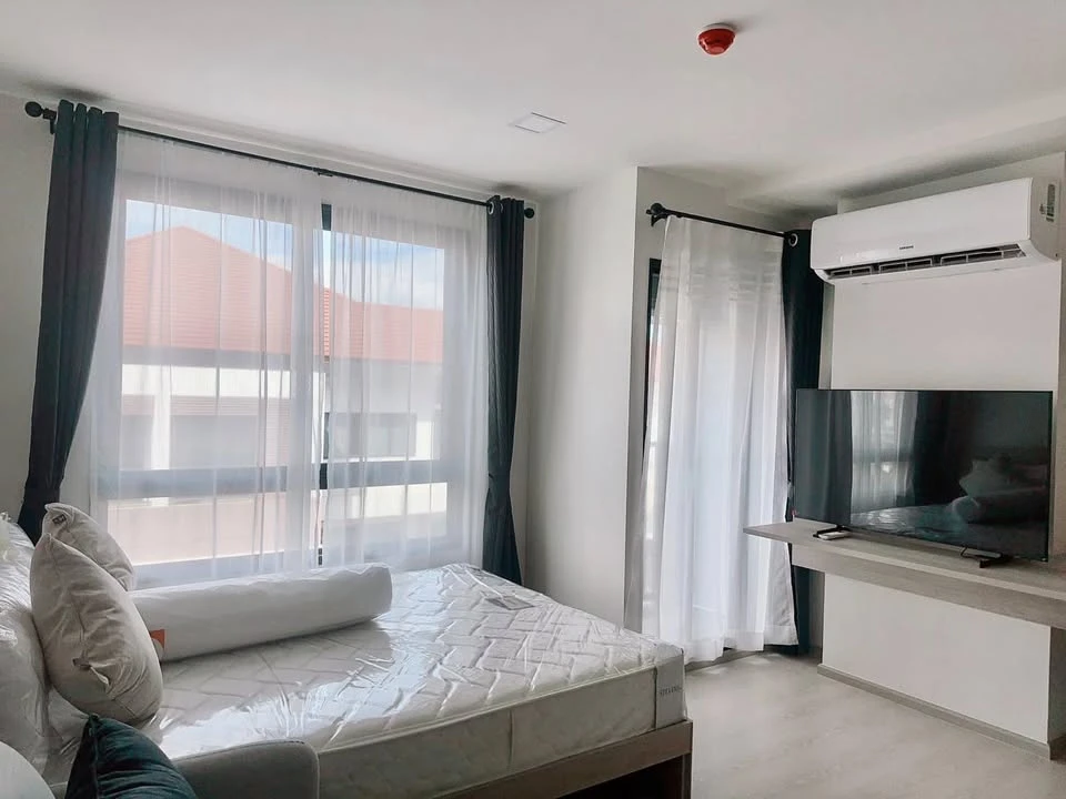 For rent: D Condo Hype Rangsit, 5th floor, fully furnished room, nice to live in, book now, don't miss out, hurry!