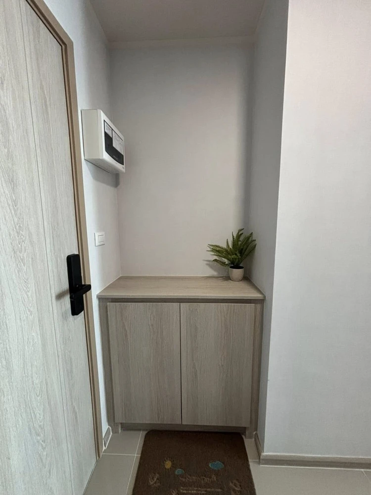 ืFor rent: D Condo Hype Rangsit, 8th floor, outside view, fully furnished room, move in with your bags immediately. Book now, don't miss out.