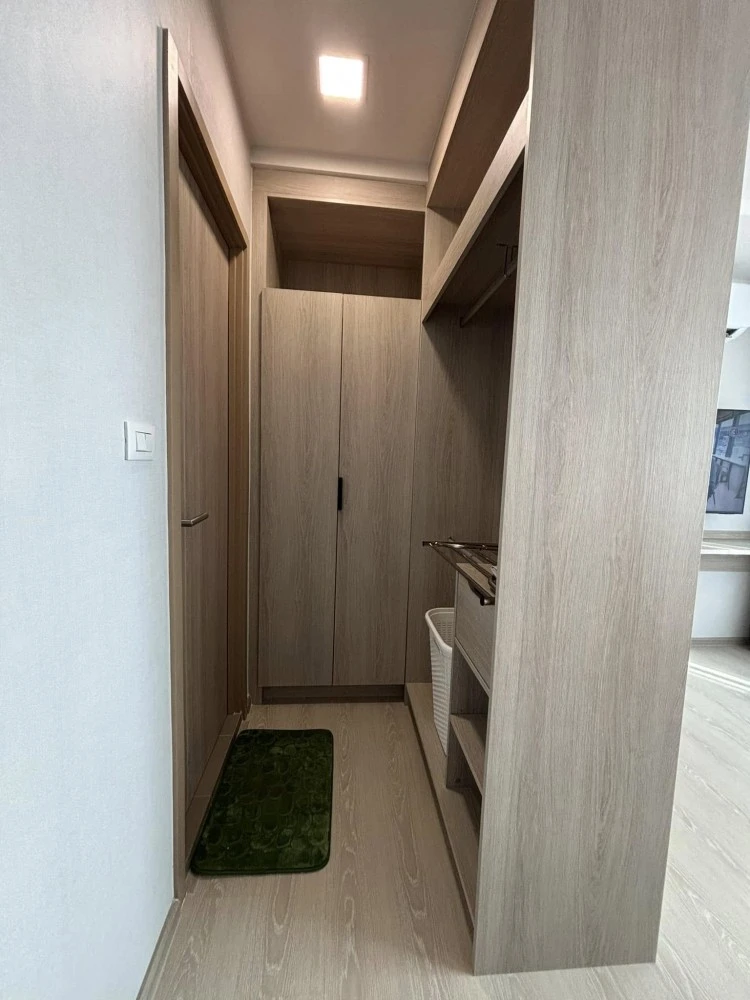 ืFor rent: D Condo Hype Rangsit, 8th floor, outside view, fully furnished room, move in with your bags immediately. Book now, don't miss out.
