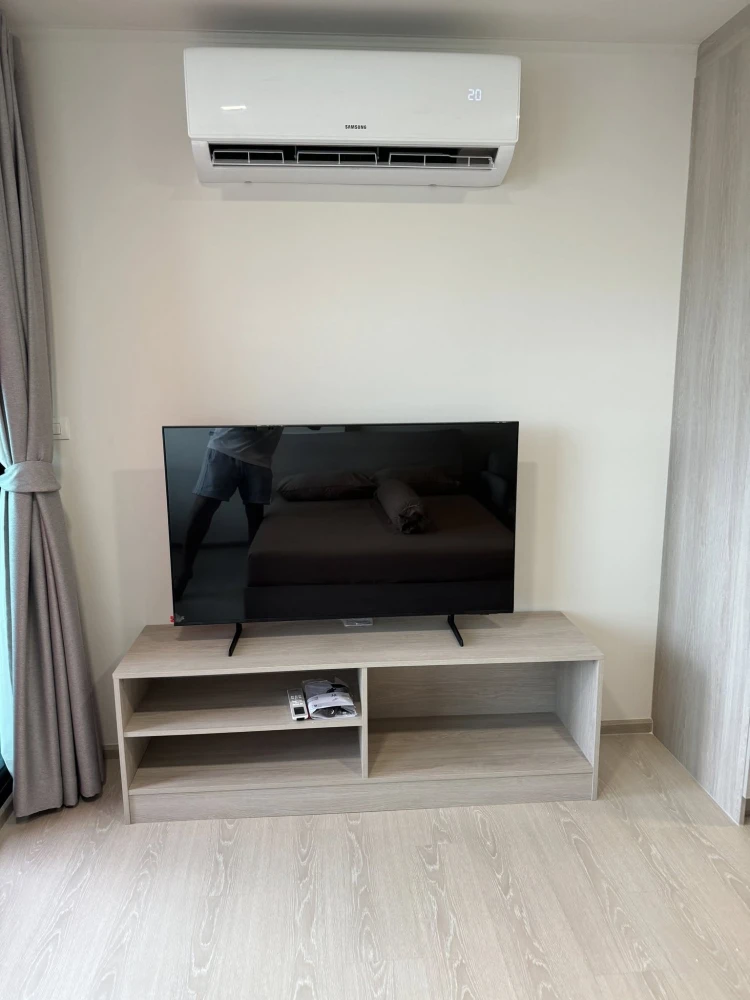 For rent: D Condo Hype Rangsit, 8th floor, fully furnished room with furniture and complete electrical appliances. Reserve now, urgently.
