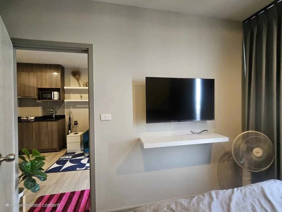 For rent, Deo Mobi Sukhumvit East Point, spacious room, comfortable, high floor, open view, airy, book now before you miss out!!