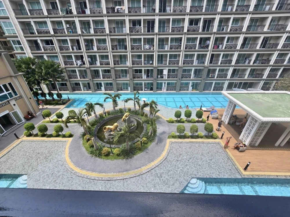 For rent: Dusit Grand Park 2 rooms, ready to move in, furnished, spacious room, comfortable, pool view. Good like this, hurry and reserve now+++