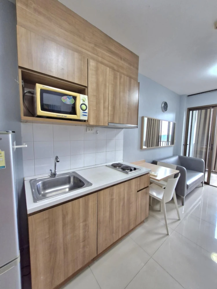 Urgent for rent !! Ideo Mix Condo Sukhumvit 103, good location, convenient transportation, close to Udom Suk BTS, do not delay, book now !!