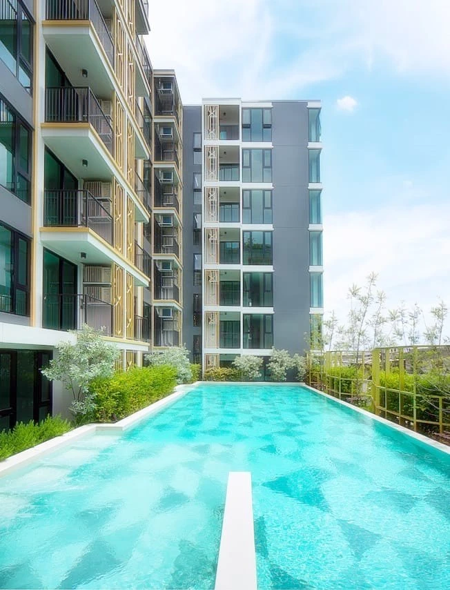 For rent!! Thana Astra Sathorn-Chan 7th floor, swimming pool view, beautiful room, bring your bags and move in immediately, don't miss it!!