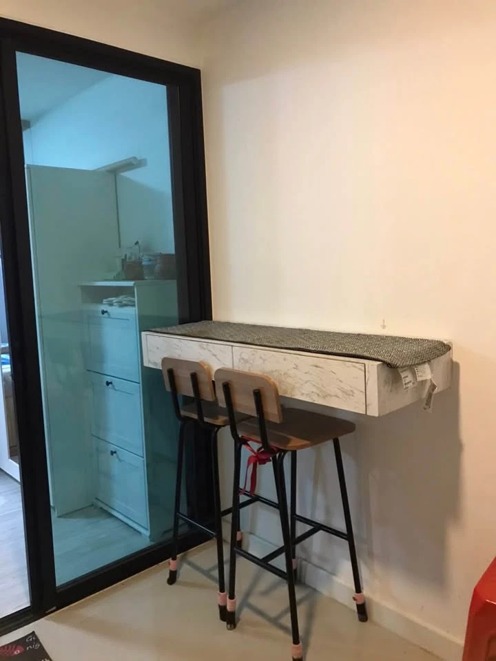 For rent: Nawa Living Nawamin 75, studio room, Building A, fully furnished. Hurry, it'll be gone soon.
