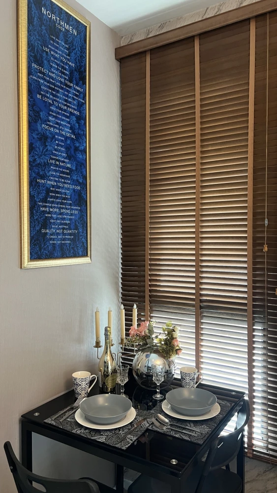 For rent: Notting Hill Laem Chabang-Sriracha, beautifully decorated room, energy-saving electrical appliances, must book now.