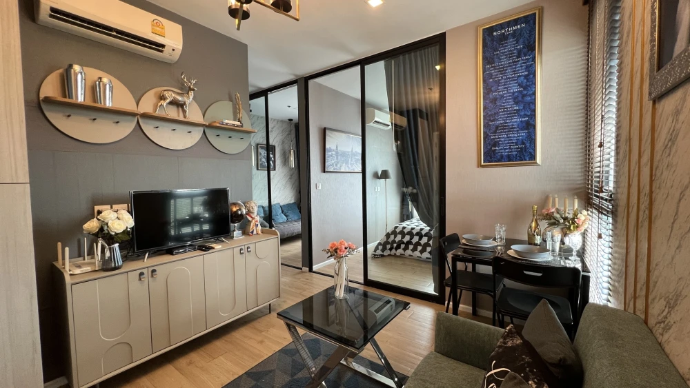 For rent: Notting Hill Laem Chabang-Sriracha, beautifully decorated room, energy-saving electrical appliances, must book now.