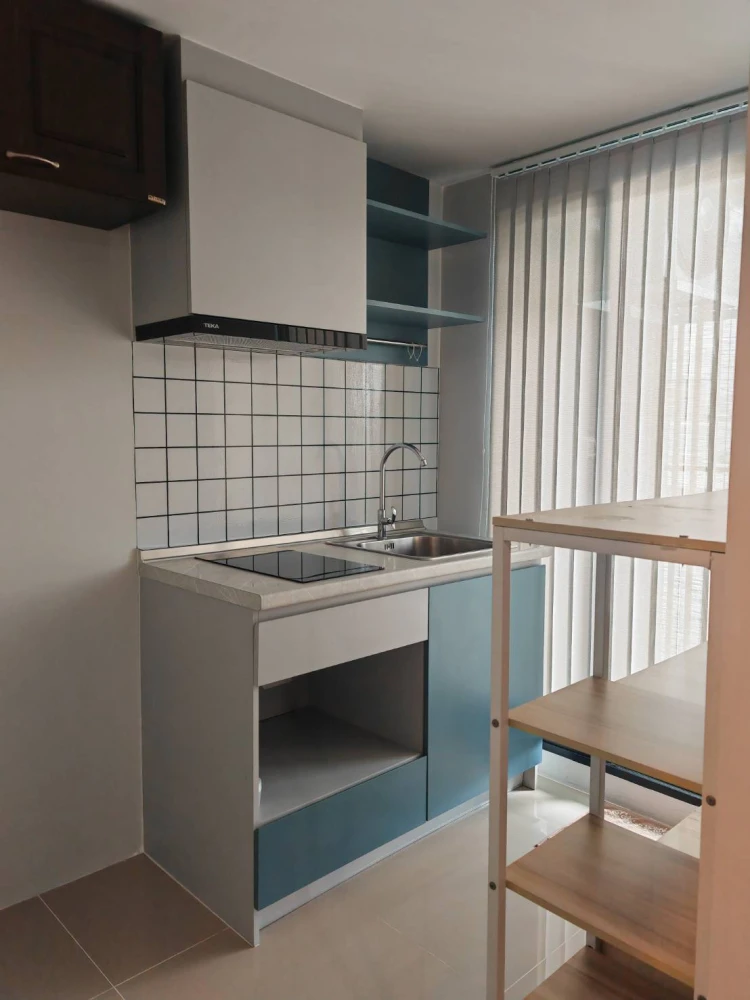 For rent: Niche Mono Rama 9, room size 26 sq m, 7th floor, wallpaper, full electrical appliances, book now.