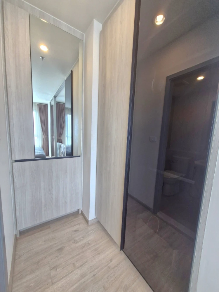 For rent: Niche Mono Chaengwattana, 31st floor, very high floor, north facing, view of Muang Thong, fully furnished with appliances, beautiful and rel