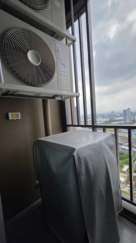 For rent: Niche Mono Chaengwattana, corner room, 15th floor, divided into separate rooms, appliances included, buy as if you were using it yourself,
