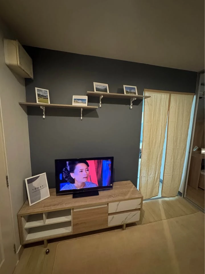 For rent: Niche ID Seri Thai-Wongwaen, 2nd floor, Building A, furniture and electrical appliances included. Hurry and reserve before you miss out. Res