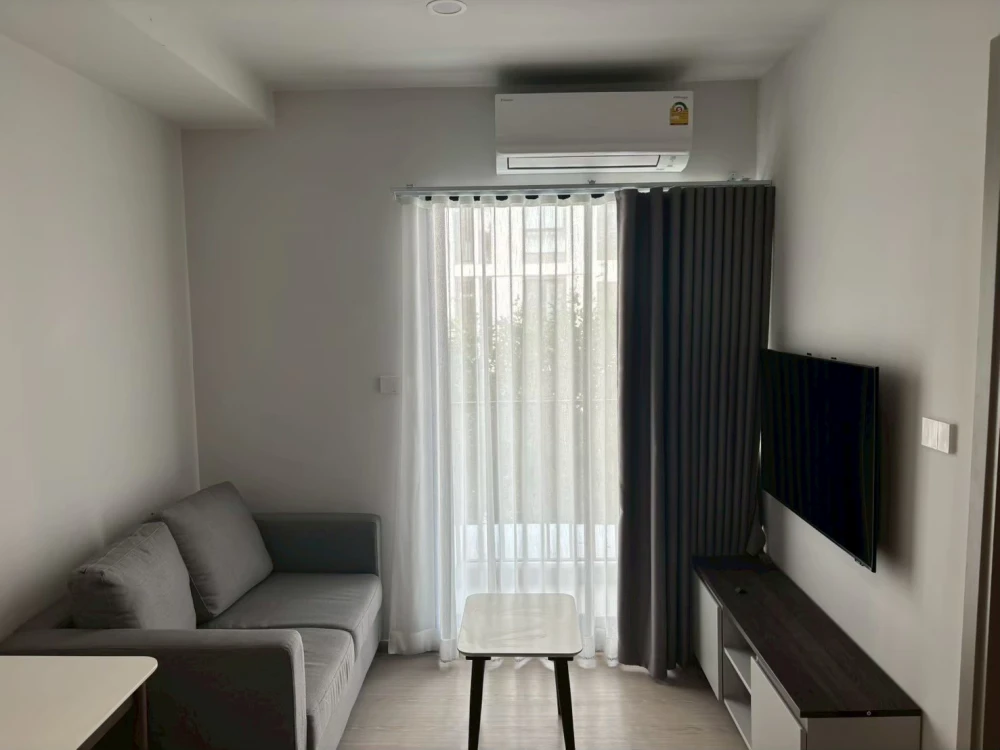 For rent!! New Cross Khu Khot Station, 2nd floor, Building B, beautiful room, fully furnished, ready to move in. Don't miss out!!