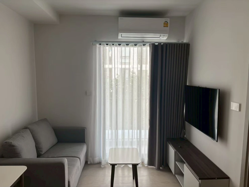 For rent!! New Cross Khu Khot Station, 2nd floor, Building B, beautiful room, fully furnished, ready to move in. Don't miss out!!