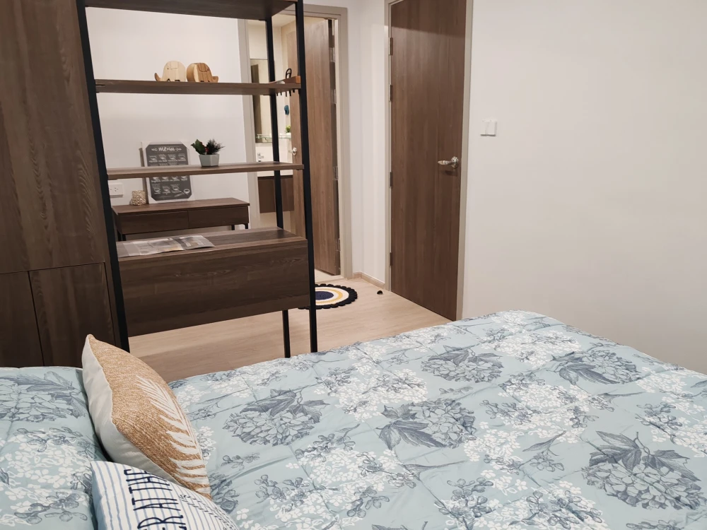 For rent: New Cross Kookot Station, 7th floor, Building D, garden view, fully furnished, interested, hurry and book now, urgent.