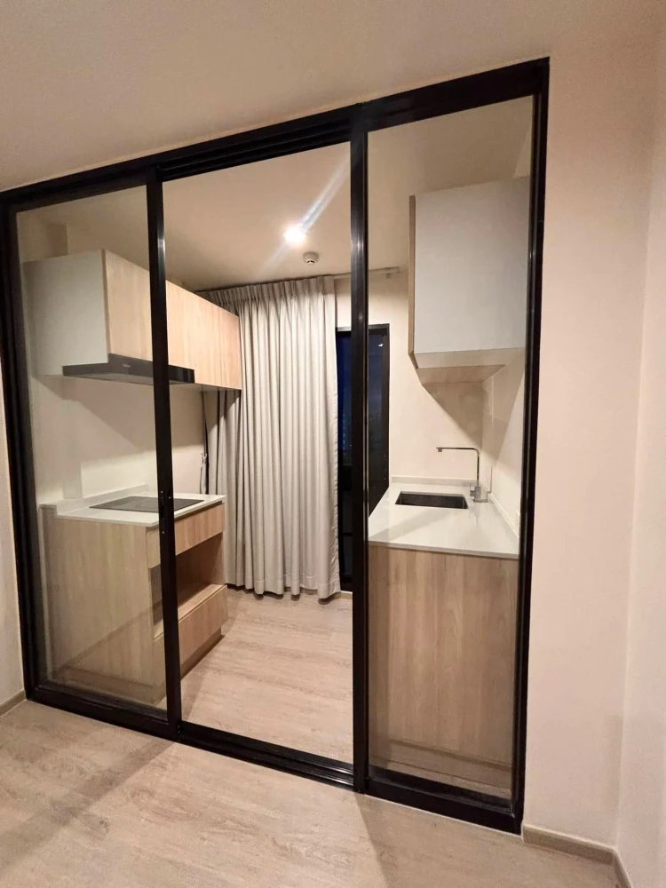 For rent: New Sea Square Suan Luang Station, city view, fully furnished, appliances included. Just bring your belongings and move in.