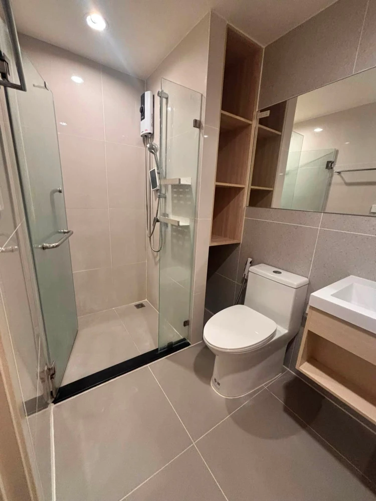 For rent: New Sea Square Suan Luang Station, city view, fully furnished, appliances included. Just bring your belongings and move in.