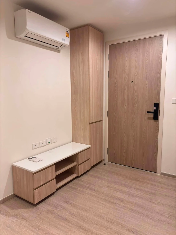 For rent: New Sea Square Suan Luang Station, city view, fully furnished, appliances included. Just bring your belongings and move in.