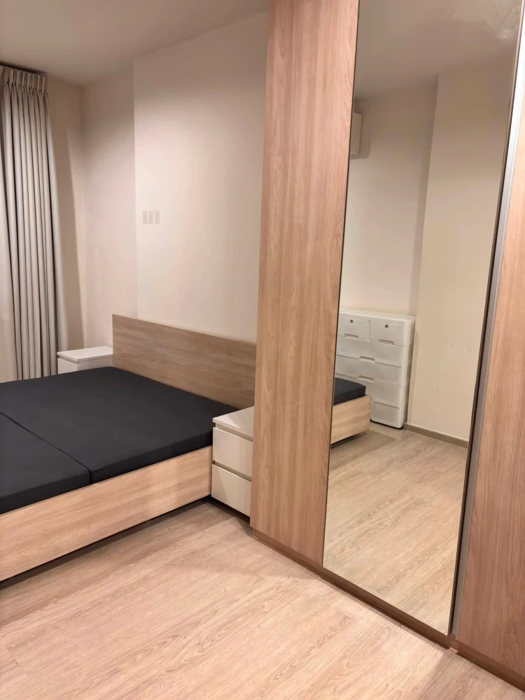 For rent: New Sea Square Suan Luang Station, city view, fully furnished, appliances included. Just bring your belongings and move in.