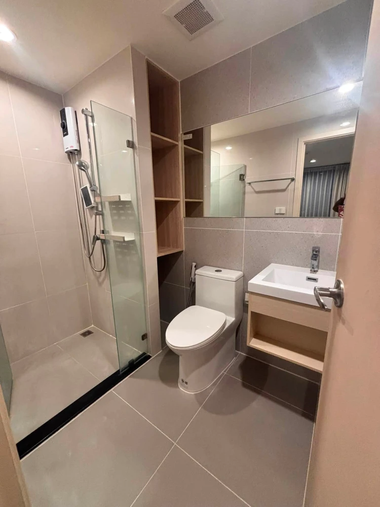 For rent: New Sea Square Suan Luang Station, city view, fully furnished, appliances included. Just bring your belongings and move in.