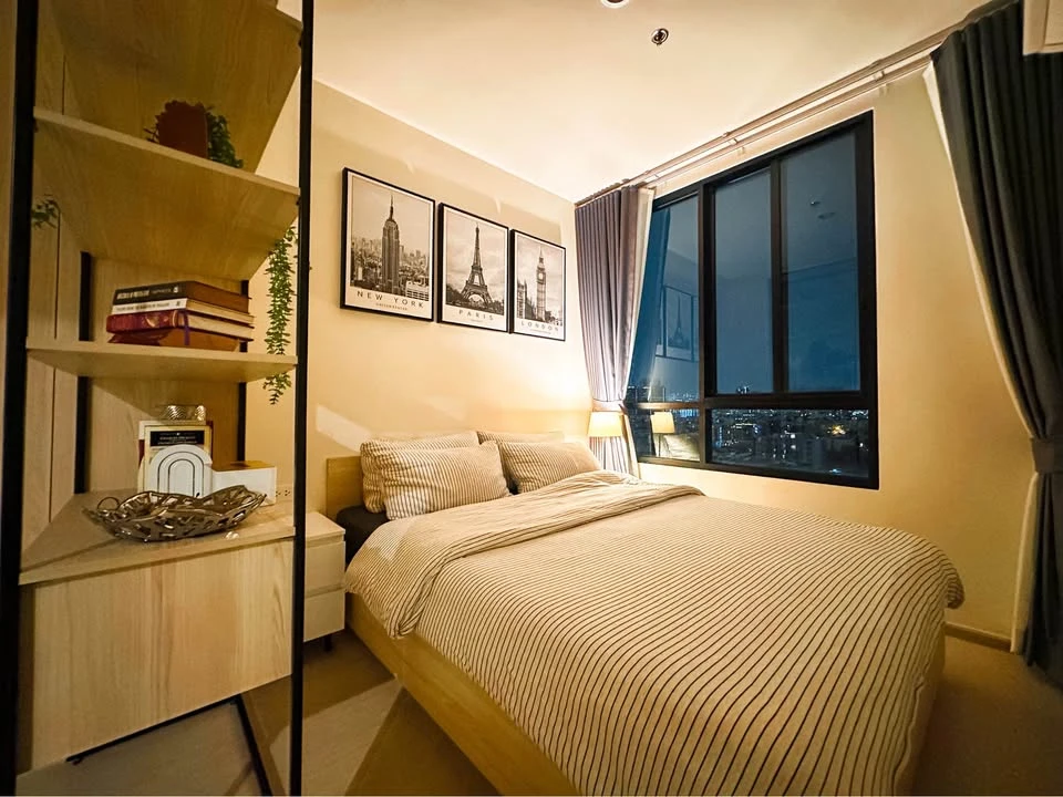For rent: New Noble Ratchada-Ladprao, corner room, beautiful view, open, no buildings blocking, comfortable at all times, private, modern and extremel