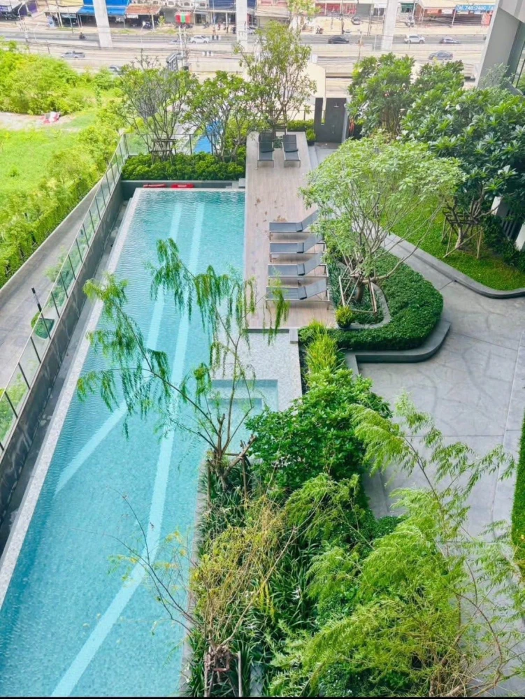 For rent: New Noble Srinakarin-Lasalle, ready to move in, 41st floor, good view, if you don't book, you'll regret it later.