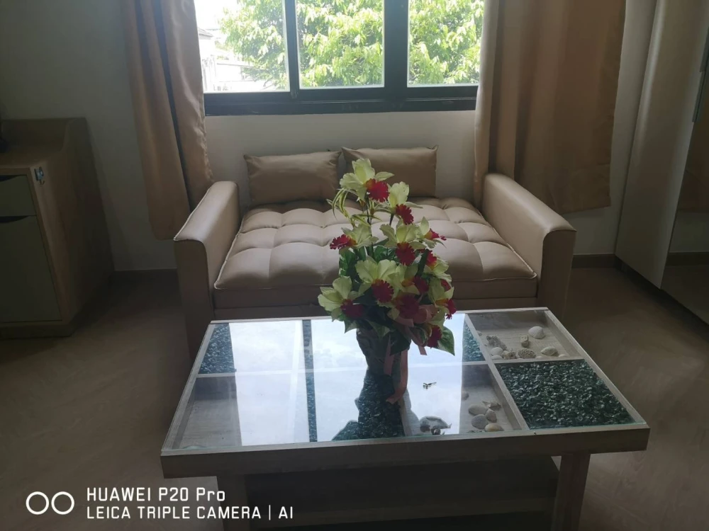 For rent: B-Loft Sukhumvit 115, 36 sq.m., 4th floor, corner unit. Fully furnished with amenities. Don't miss out!