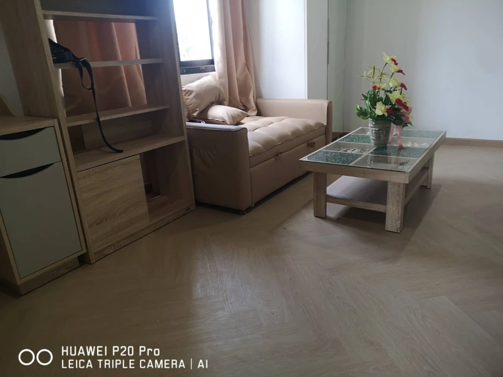 For rent: B-Loft Sukhumvit 115, 36 sq.m., 4th floor, corner unit. Fully furnished with amenities. Don't miss out!