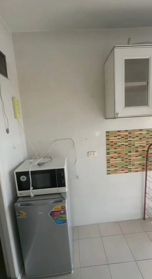 Plum Condo Nawamin for rent, residential side, 4th floor, fully furnished. Don't miss out!