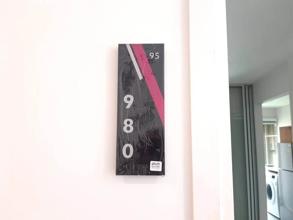 For rent: Plum Condo Rangsit Alive 2, north-facing room, corner room, fully furnished, hurry and book now before you miss out+++