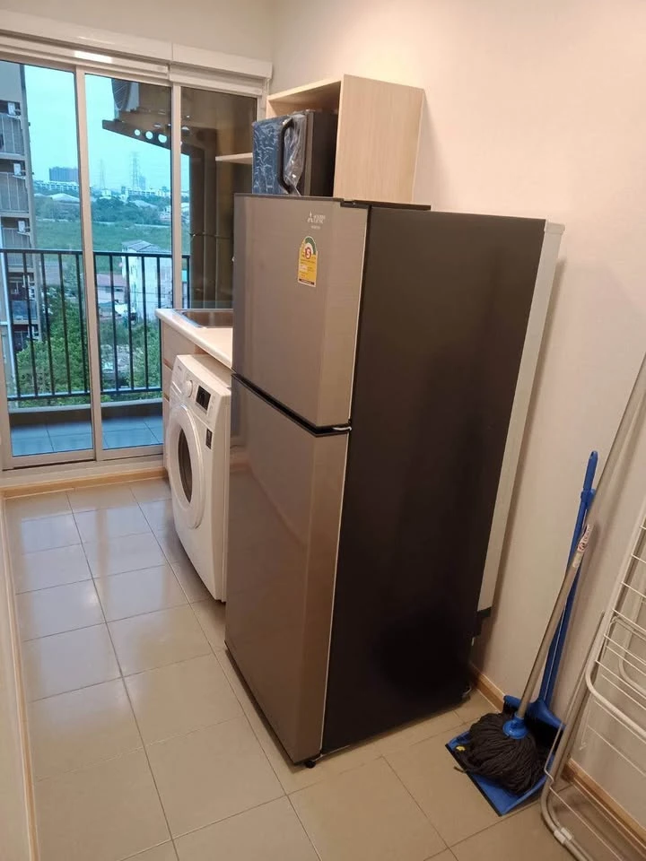 For rent: Plum Condo Rangsit Alive 2, north-facing room, corner room, fully furnished, hurry and book now before you miss out+++
