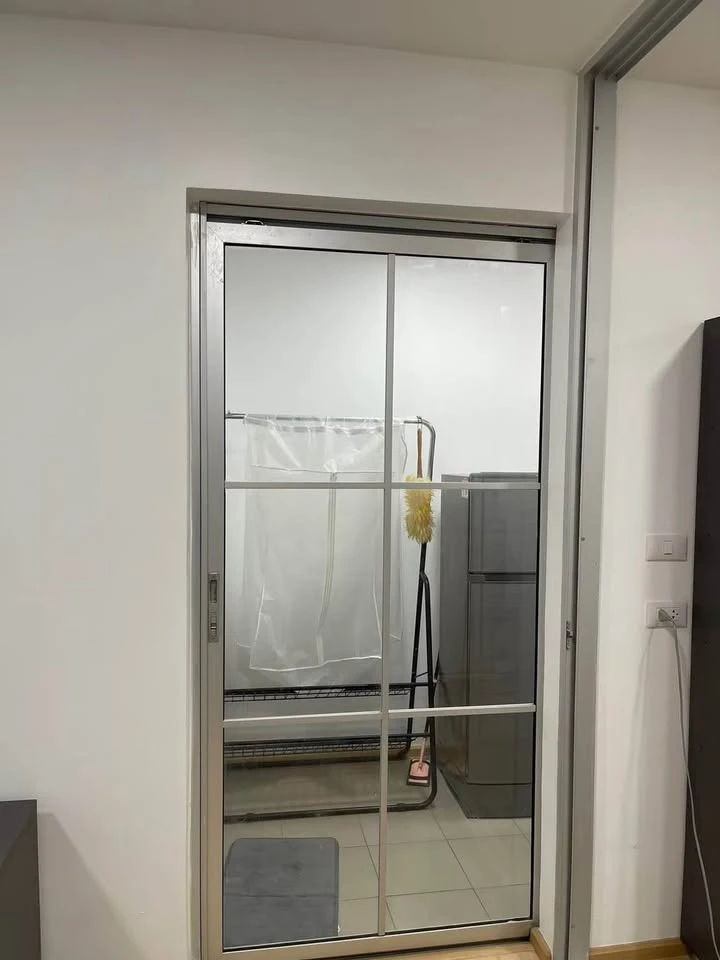 For rent: Plum Condo Rangsit Alive Phase 2, 1st floor, next to the pool, open to see the pool right away, built-in furniture, complete electrical appl