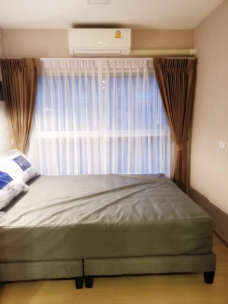 For rent!! Plum Condo Rangsit Fresh, 7th floor, Building A, swimming pool view, beautiful room, move in with your bags, don't miss out!!