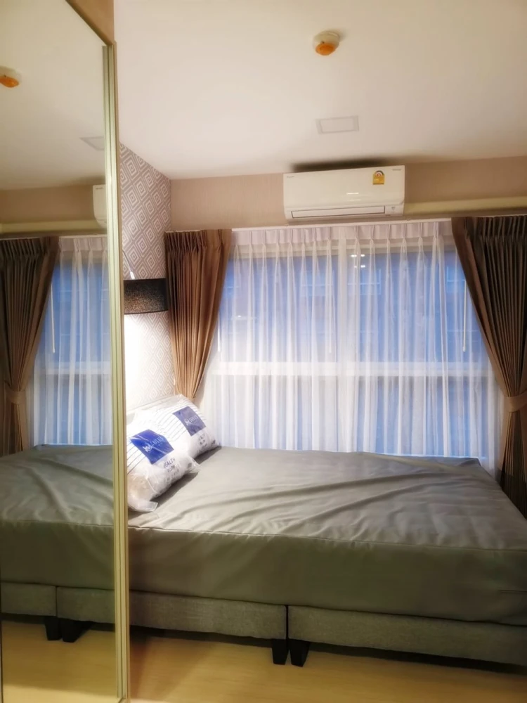 For rent!! Plum Condo Rangsit Fresh, 7th floor, Building A, swimming pool view, beautiful room, move in with your bags, don't miss out!!