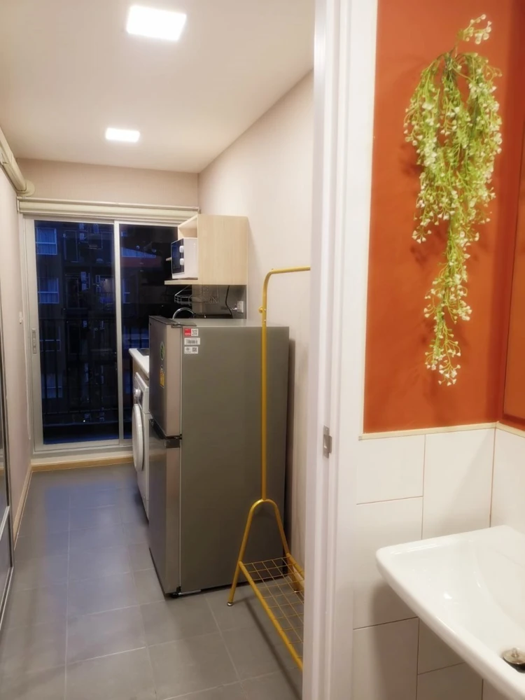 For rent!! Plum Condo Rangsit Fresh, 7th floor, Building A, swimming pool view, beautiful room, move in with your bags, don't miss out!!