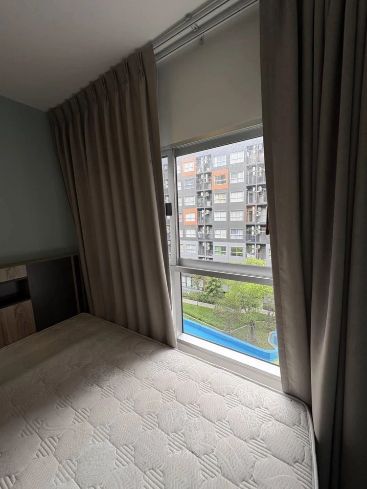 For rent: Plum Condo Rangsit Fresh, rooms are divided into separate zones. Hurry and reserve now. Don't miss out.