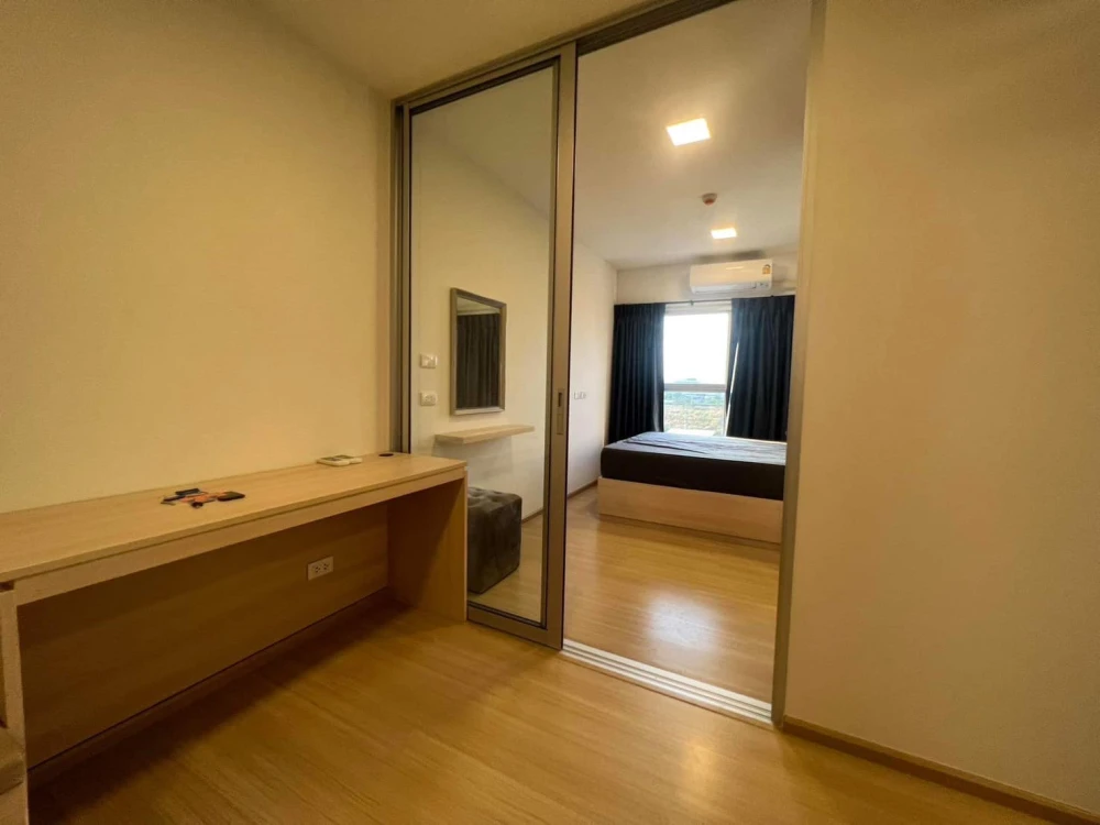 For rent: Plum Condo Rangsit Fresh, beautiful built-in room, Muji style, great price, you can't miss it.