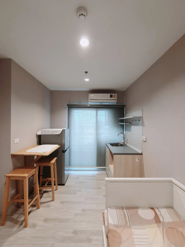 For rent: Plum Condo Ramkhamhaeng Station, 16th floor (Ramkhamhaeng Road side), fully furnished, don't miss out!