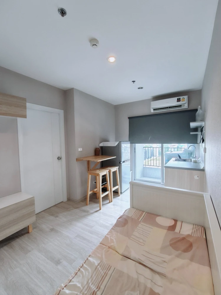 For rent: Plum Condo Ramkhamhaeng Station, 16th floor (Ramkhamhaeng Road side), fully furnished, don't miss out!